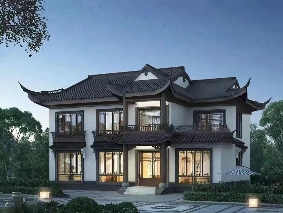 中式三层别墅